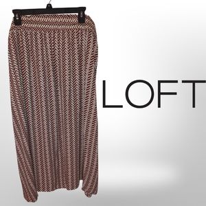 Loft Skirt, Size XL, Pink Brown.